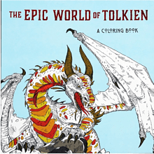Раскраска на английском языке языке "A Coloring Book. The Epic World of Tolkien"