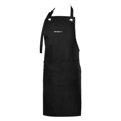 Набор сувенирный «Хлопковый фартук с карманом «Сам решу», черный