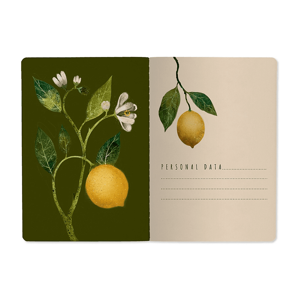 Тетрадь "Flora. Paradise. Lemons", A5, 40 листов, клетка, софт., белый, желтый - 3