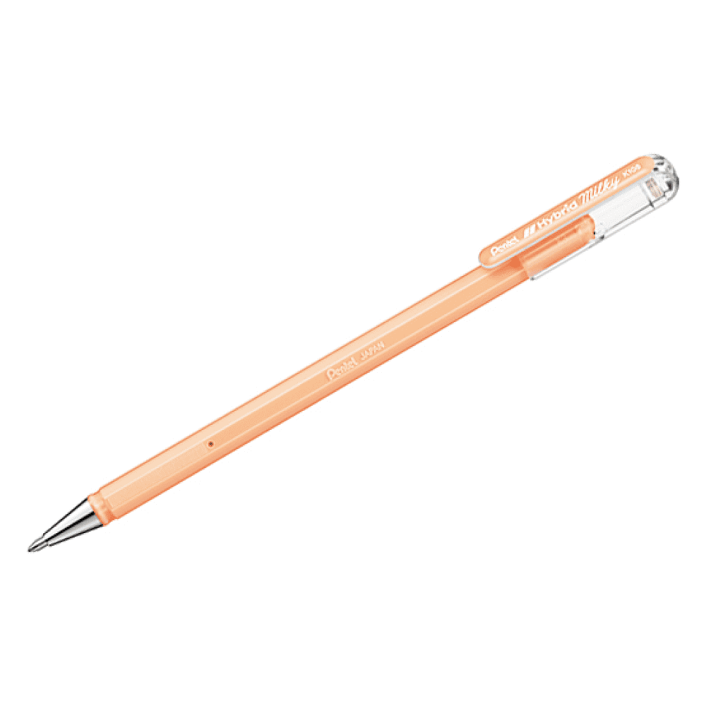 Ручка гелевая "Milky", 0,8 мм, пастельный оранжевый