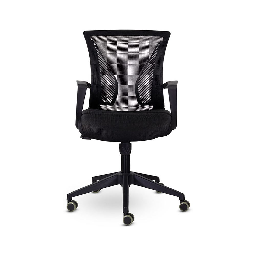 Кресло для персонала Энжел СН-800 "СР TW-01/Е11-К", ткань, сетка, пластик, черный - 2