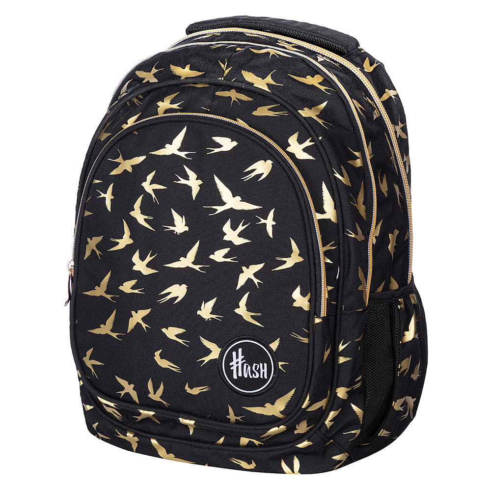 Рюкзак молодежный "Hash golden birds", чёрный - 3