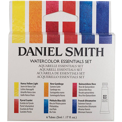 Набор акварели "Daniel Smith" Основные цвета, 6 цветов, тубы - 3
