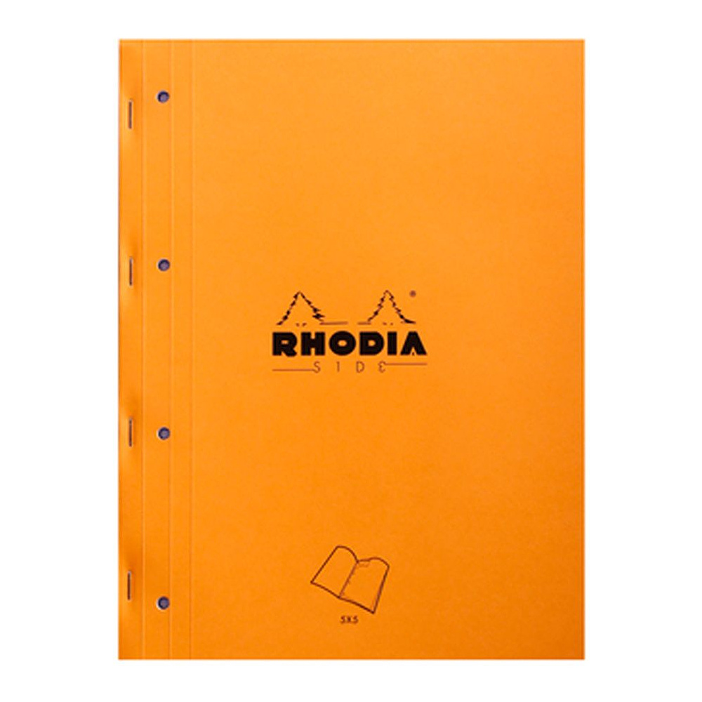 Блокнот "Rhodia", А4+, 80 листов, клетка, оранжевый