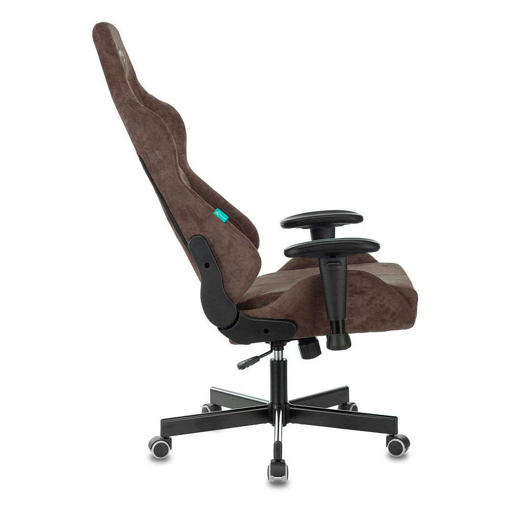 Кресло игровое Бюрократ VIKING KNIGHT Light-10, ткань, металл, темно-коричневый  - 7