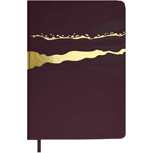 Ежедневник недатированный "Софт-тач", А5, 240 страниц, бордовый