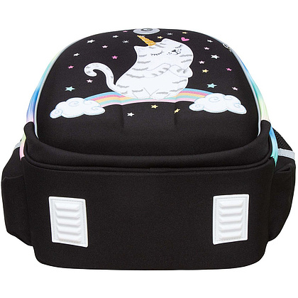 Рюкзак школьный "Rainbow cat", черный - 5