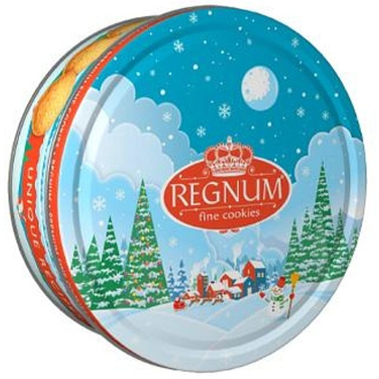 Печенье сдобное "Regnum" Зимний лес, со сливочным маслом, 400 гр