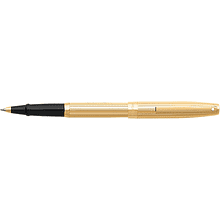 Ручка-роллер "Sheaffer Sagaris", 0.7 мм, золотистый, стерж. черный