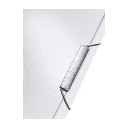 Папка на резинках "Leitz Style", A4, 15 мм, пластик, белая сталь - 2