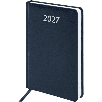 Ежедневник датированный "Profile" на 2027 год, А5, 352 страницы, синий