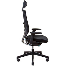 Кресло для руководителя Profim "Violle 151SFL P62PU Black", ткань, сетка, пластик, черный