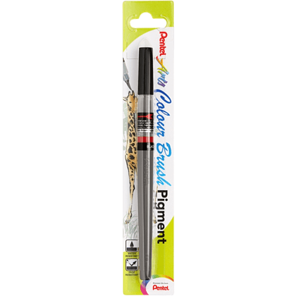 Кисть "Color Brush Pigment", черный, блистер