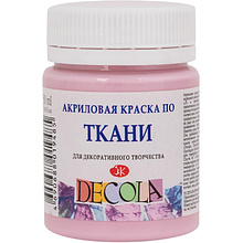 Краска акриловая по ткани "Декола", 370 сакура, 50 мл., банка