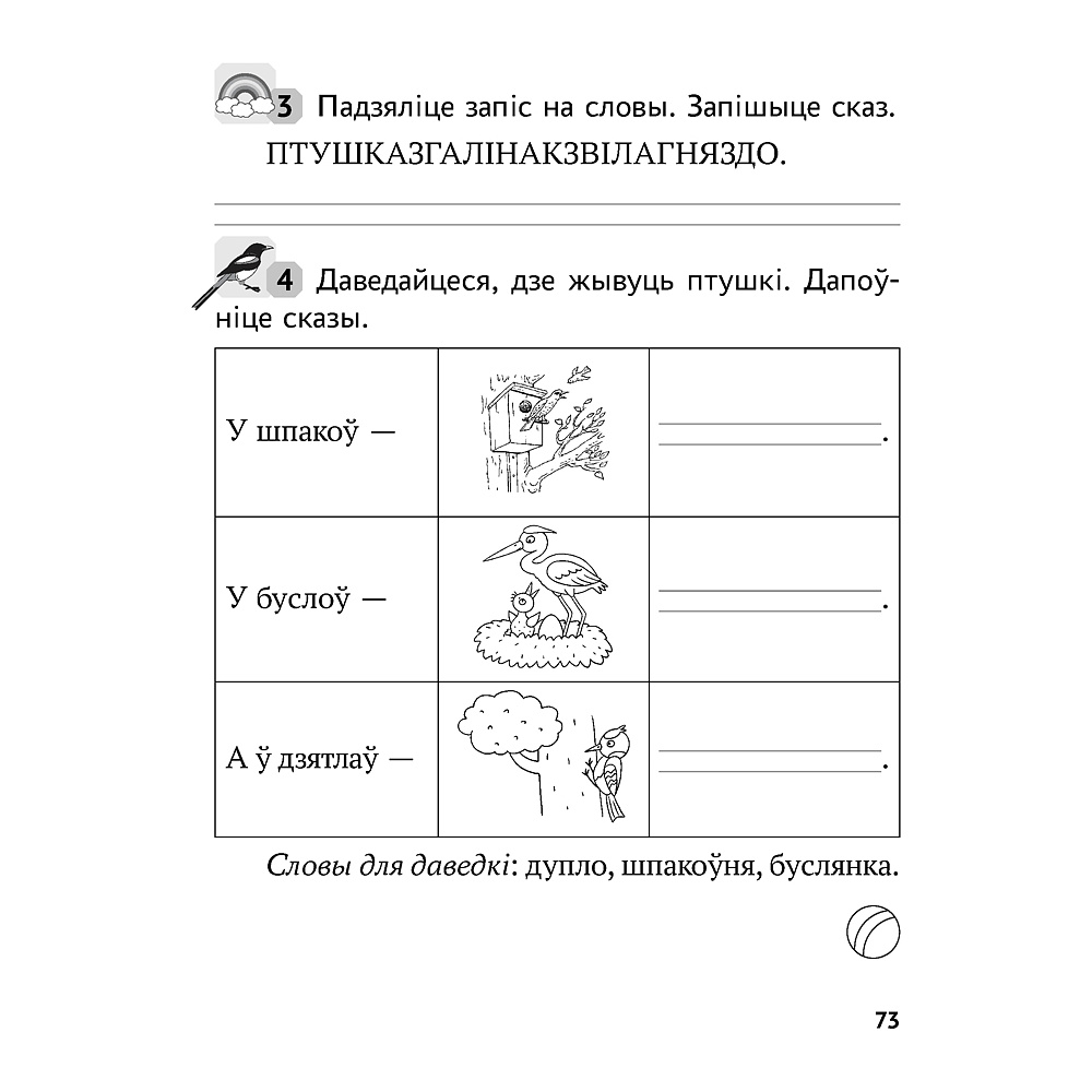 Беларуская мова. 2 клас. Рабочы сшытак (для школ з рускай мовай навучання), Іванова А.М., Карасевіч А.М., Раскоша Ю.У., Аверсэв - 8