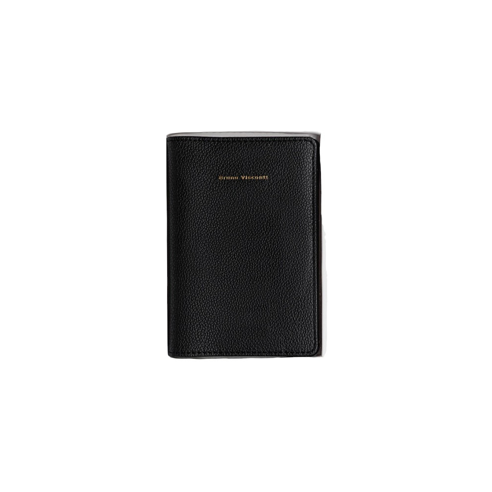 Обложка для паспорта "Черная", кожзам