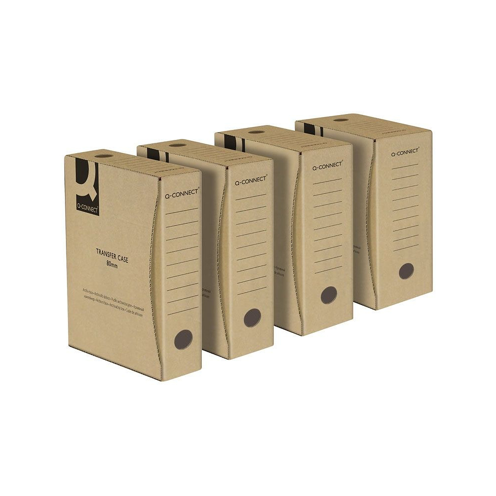 Коробка архивная "Q-Connect", 150x339x298 мм, коричневый - 2