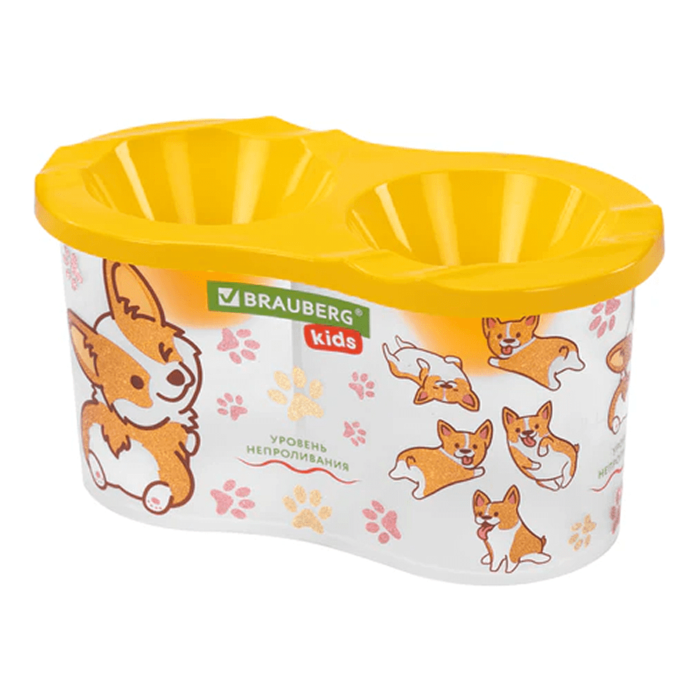 Стакан - непроливайка "Brauberg Kids", двойной, ассорти - 2