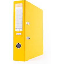 Папка-регистратор "Deli", А4, 75 мм, желтый