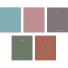 Тетрадь "Floreale. Colour of Time", А5, 48 листов, клетка, ассорти