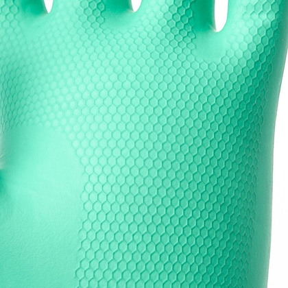 Перчатки латексные с х/б покрытием HQ Profiline р-р M зеленый - 5