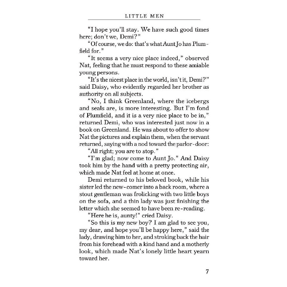Книга на английском языке "Little Men", Луиза Олкотт - 6