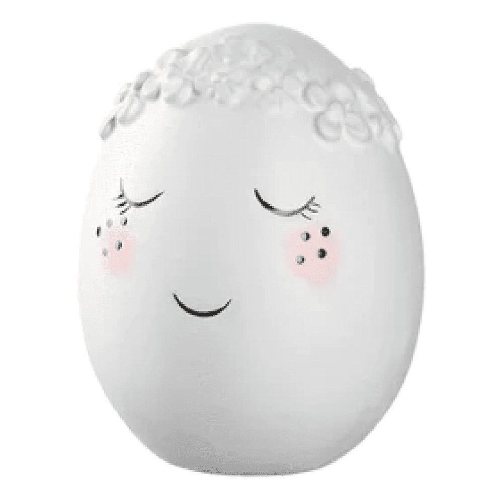 Фигурка "Яйцо Pesaro", 7.4 см, белый