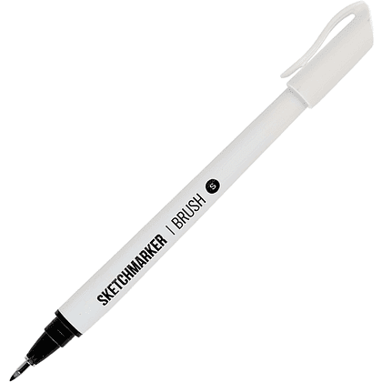 Ручка капиллярная "Sketchmarker brush small", черный