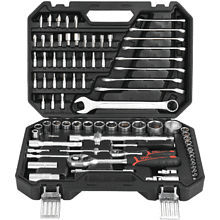 Набор инструмента 1/4", 1/2" Deli RS EDQ45082, 82 шт