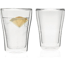 Набор стаканов "Duo", стекло, 345 мл, прозрачный