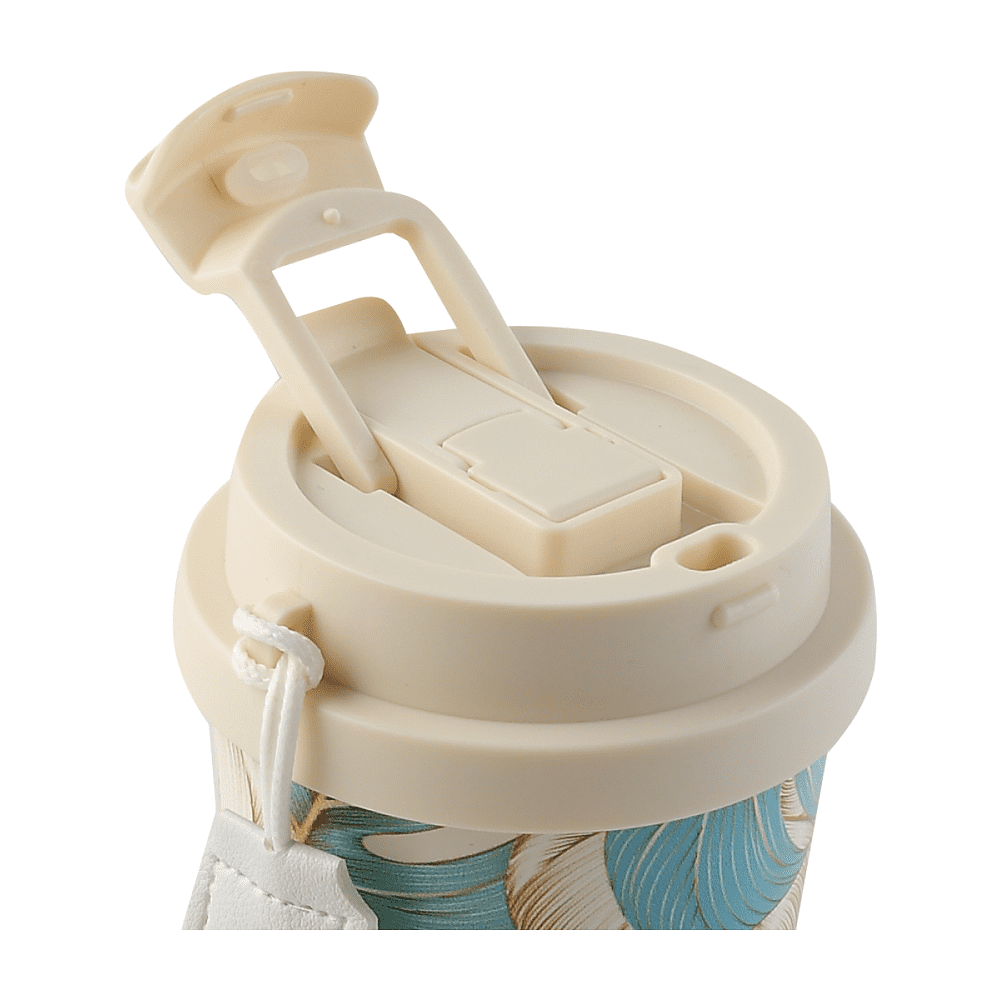 Термокружка "Тропические листья", 530 мл, морская волна - 2