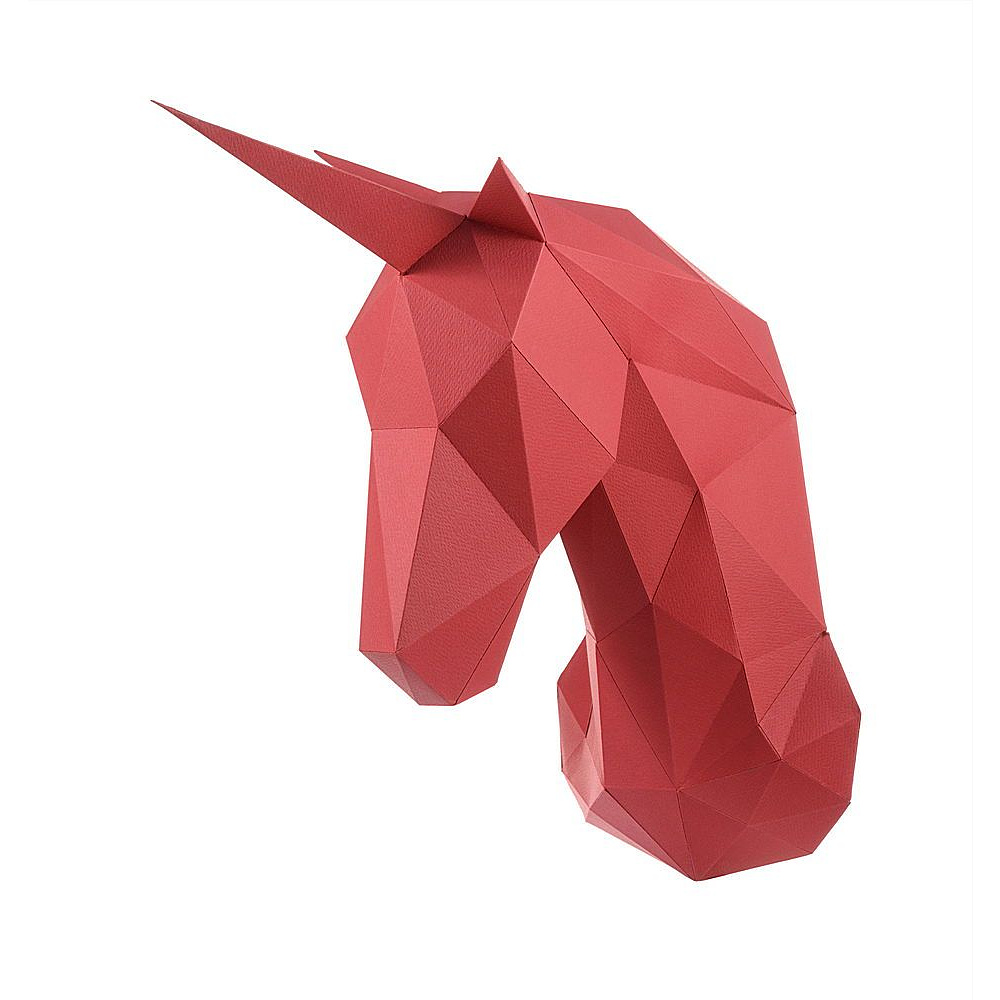 Набор для 3D моделирования "Единорог Гранат", красный 