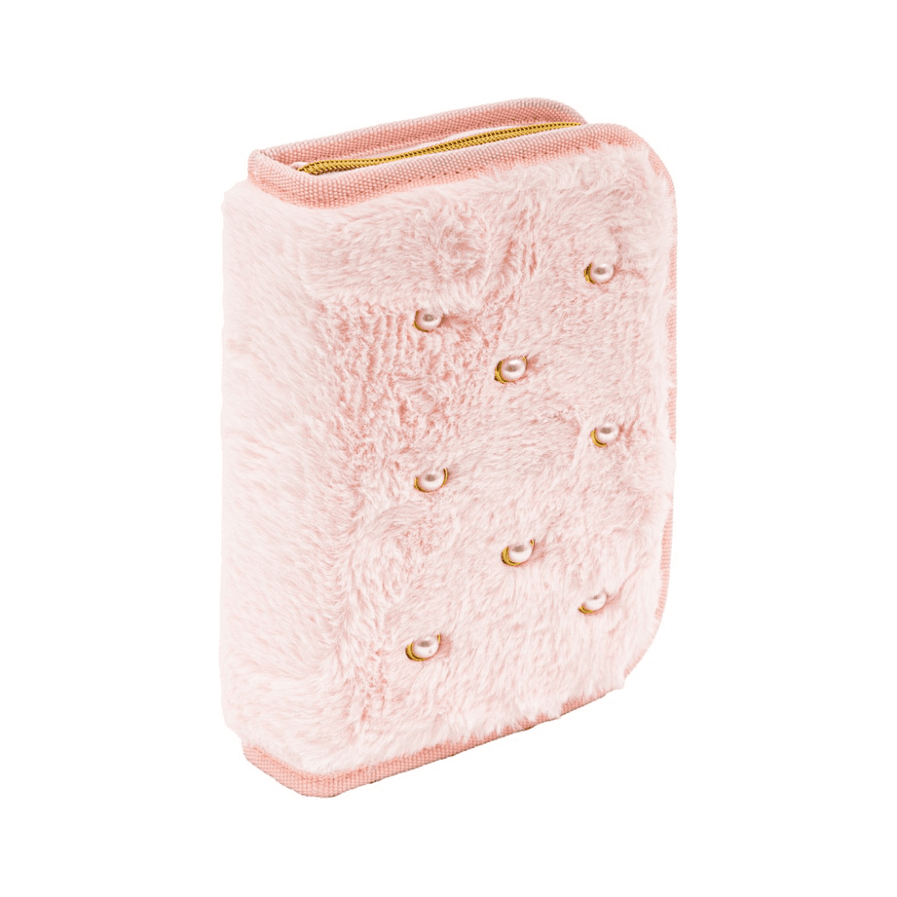 Пенал-книжка "Fluffy Pearl", 1 отделение, розовый - 2
