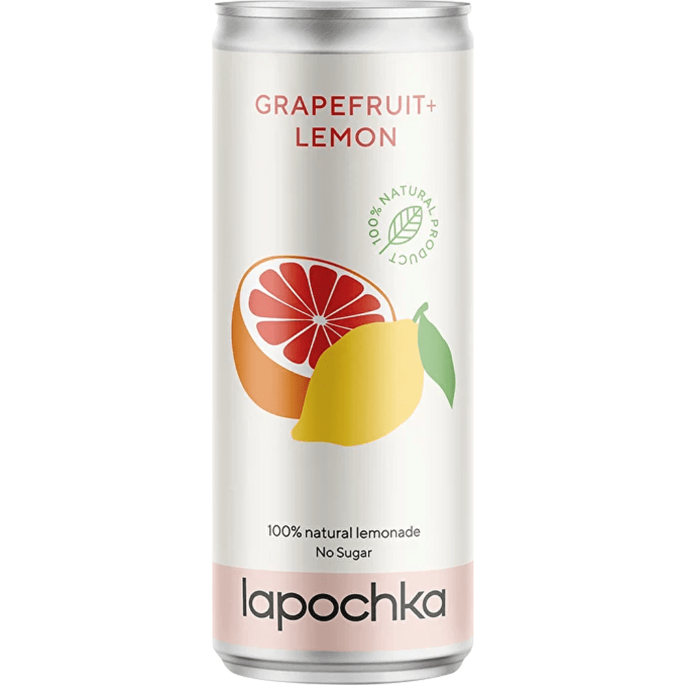 Напиток "Lapochka" вкус грейпфрут лимон, 0.33 л