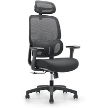 Кресло для руководителя SitZone U-073A сетка/ткань, черный