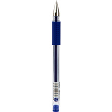 Ручка гелевая "Daily", 0.5 мм, прозрачный, стерж. синий
