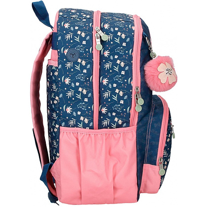 Рюкзак школьный Enso "Ciao bella" L, синий, розовый - 5