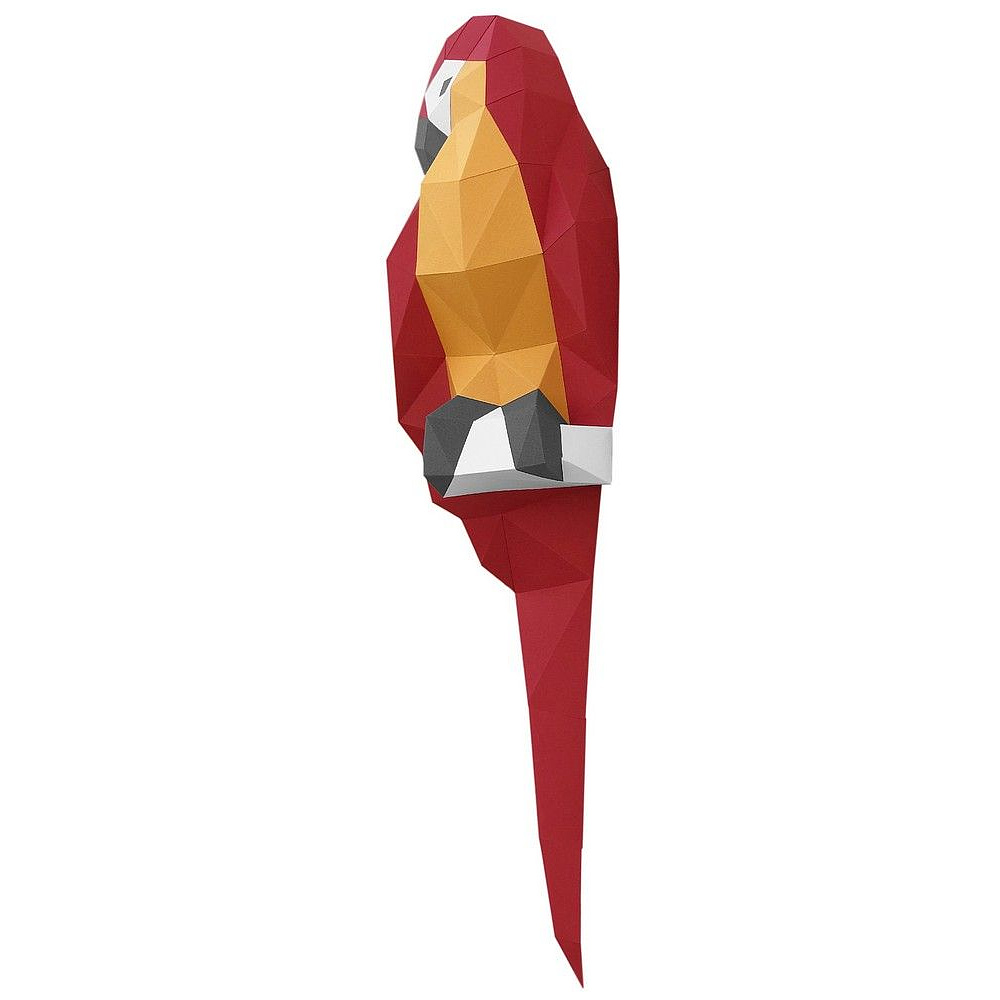 Набор для 3D моделирования "Попугай Ара", красный - 2