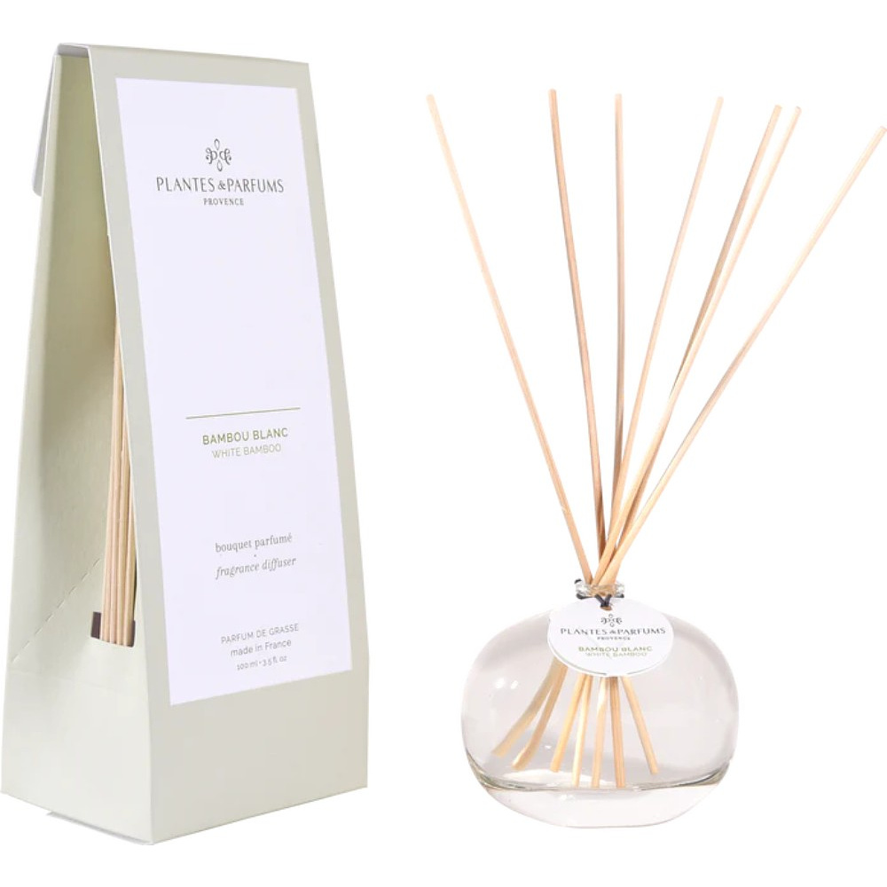 Диффузор ароматический PLANTES&PARFUMS "White Bamboo", 100 мл