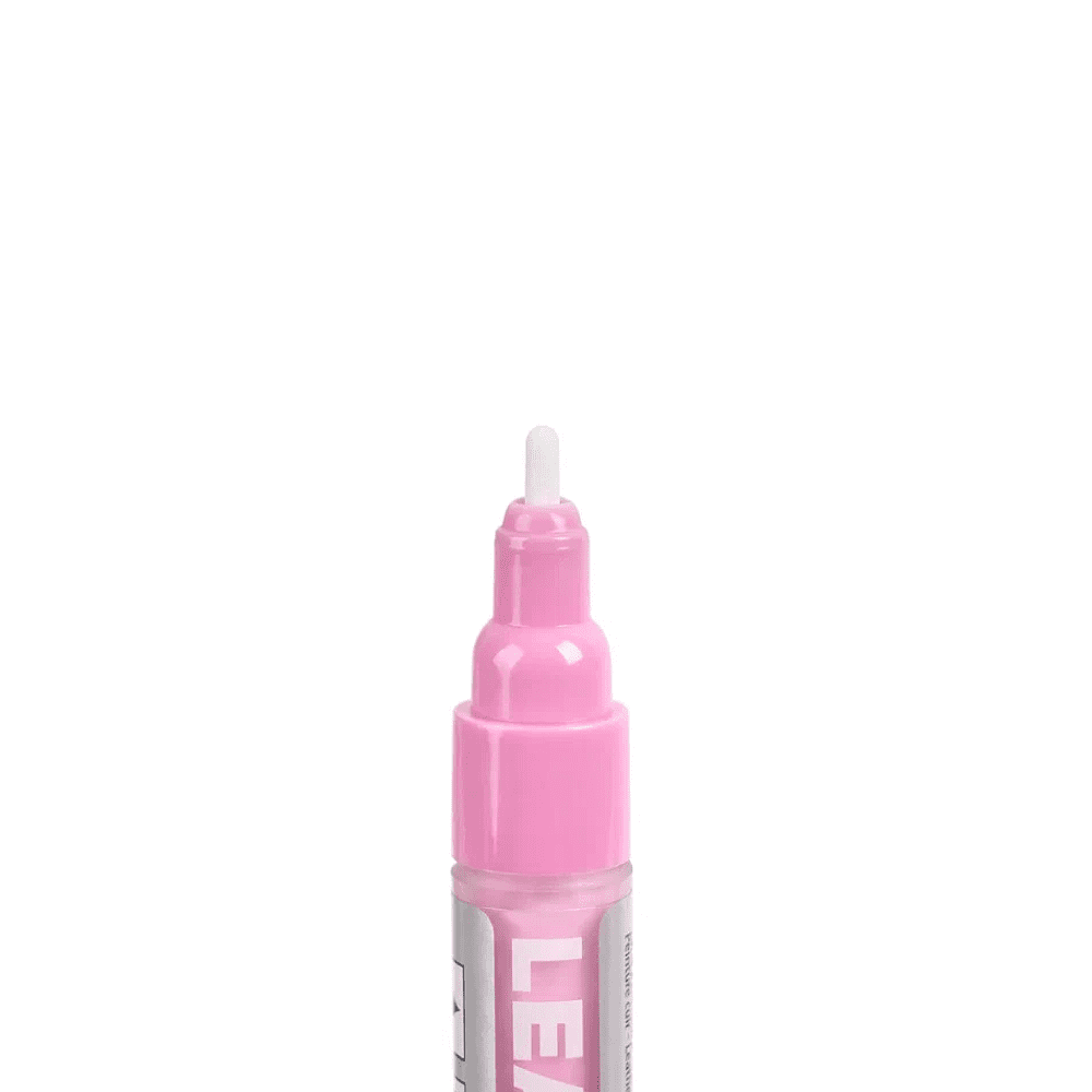 Маркер акриловый для кожи "Darwi", 2 мм, розовый - 5