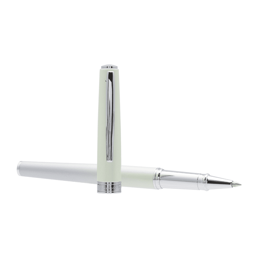 Ручка-роллер "Pierre Cardin Tendresse", 0.6 мм, серебристый, салатовый, стерж. синий - 7