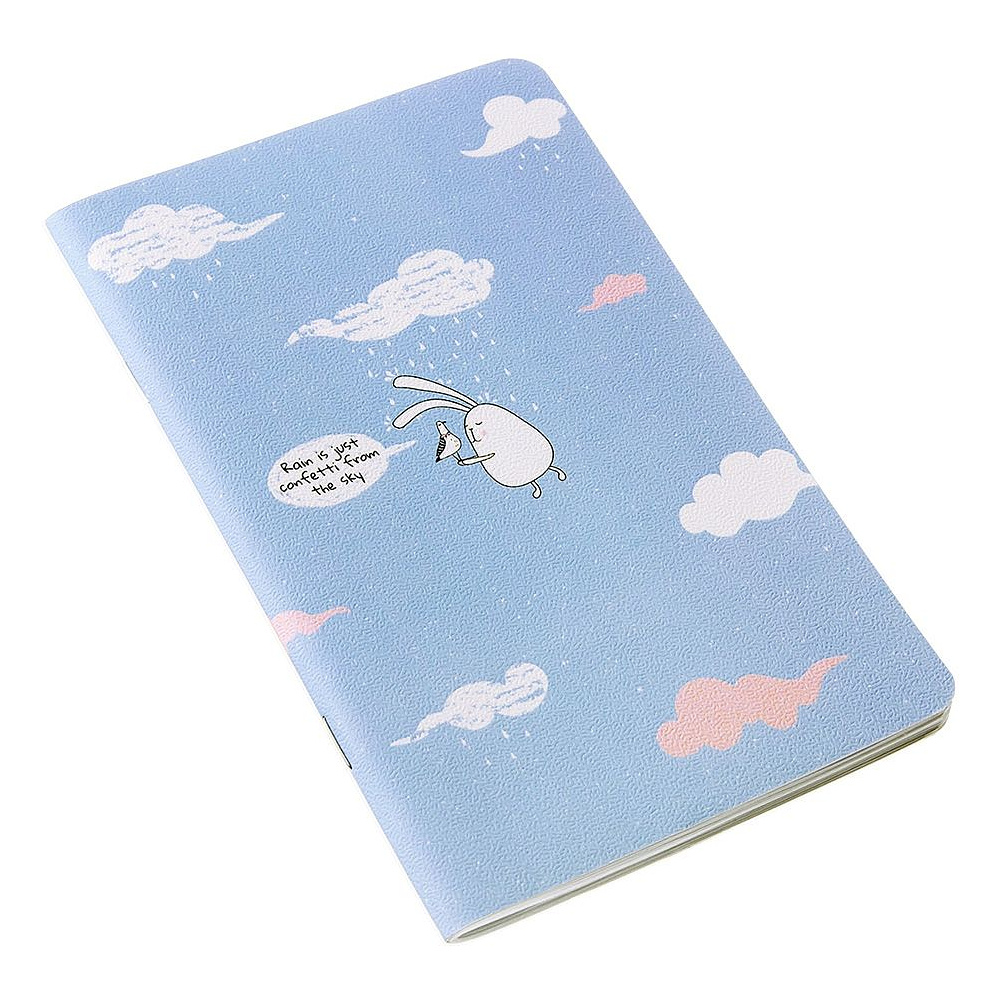 Блокнот "Bunny облака", А5, 48 листов, голубой - 2