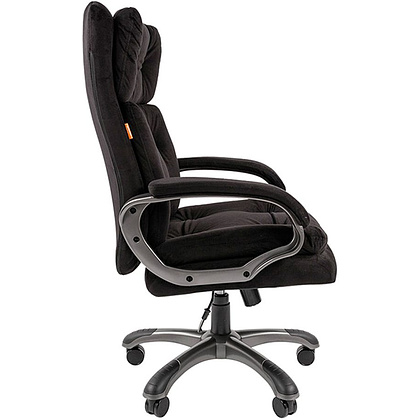 Кресло для руководителя "Chairman 442", ткань, пластик, черный - 3