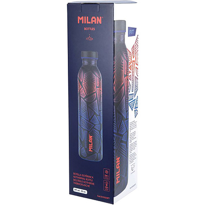 Бутылка термическая "Fit special series" Milan, металл, 591 мл, синий, красный - 2