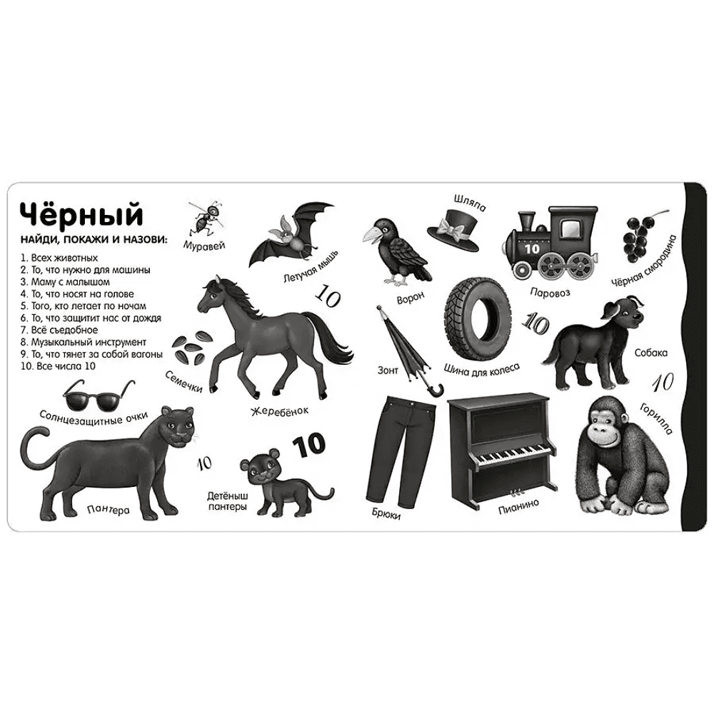 Книга "Изучаем цвета, слова, цифры" - 7