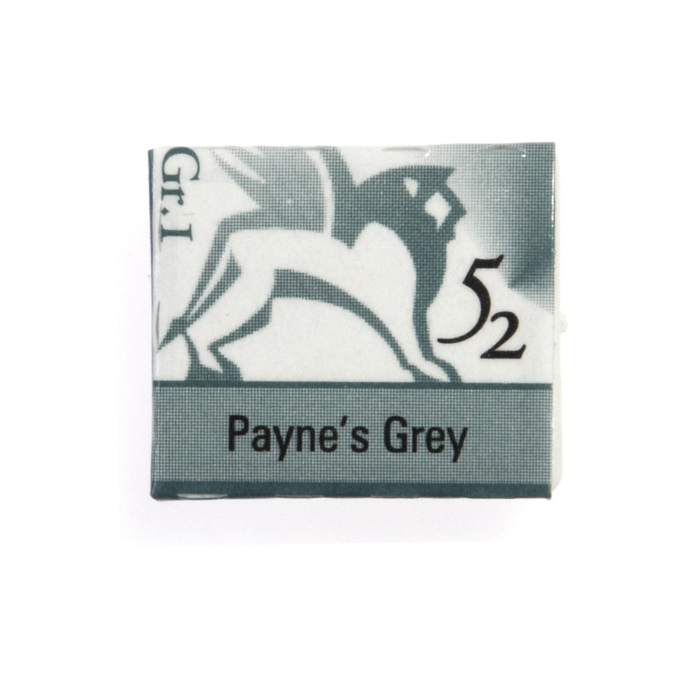Краски акварельные "Renesans", 52 серый Пейна, кювета