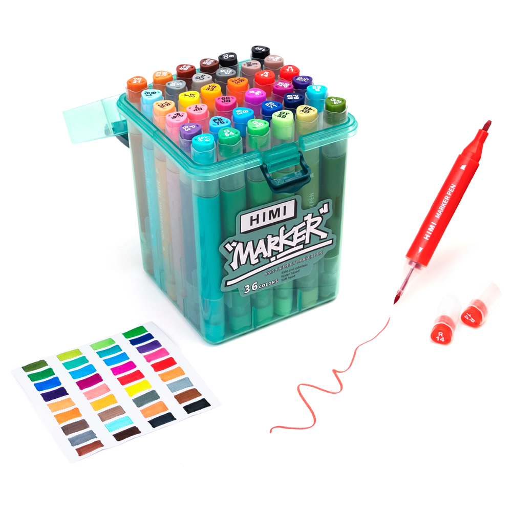Набор маркеров художественных "Himi Miya", 36 шт/упак