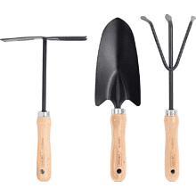 Набор садовых инструментов Deli GS DL580833, 310 мм, 3 шт., деревянная рукоятка