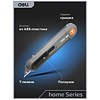 Набор ножей строительных Deli HS EHT4003C, 3 шт (ножи 9мм/18мм/трапеция), Soft Touch, оранжевый - 11
