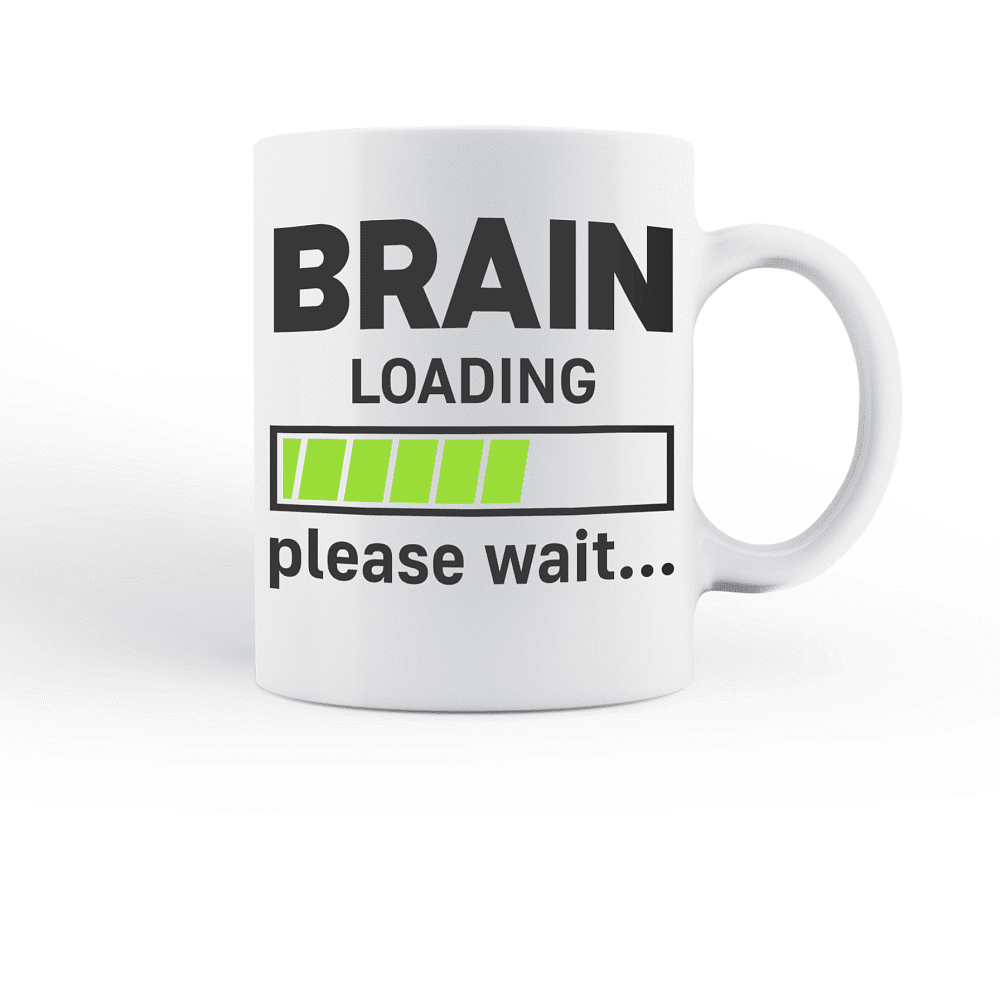 Кружка "Brain loading", 330 мл, белый